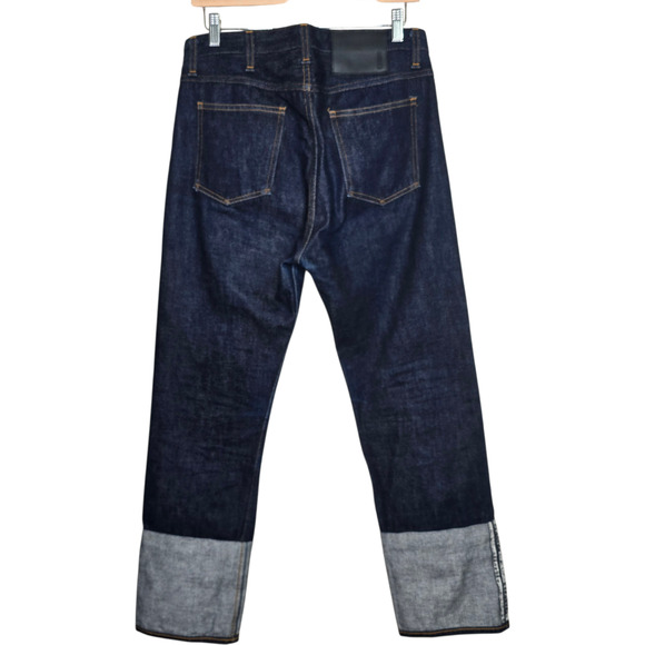 Rag & Bone Dark Wash Cuff‎ Japanese Selvedge Jeans Size 27 - Picture 3 of 14